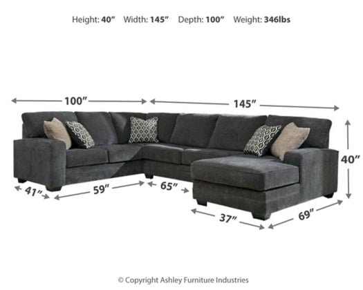 Sectional with Right Chaise
