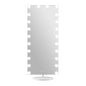 Hollywood Vanity Mirror - Full Length Vanity Mirror with Swivel 180º Rotation Stand