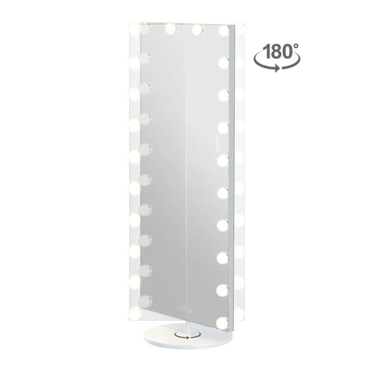 Hollywood Vanity Mirror - Full Length Vanity Mirror with Swivel 180º Rotation Stand