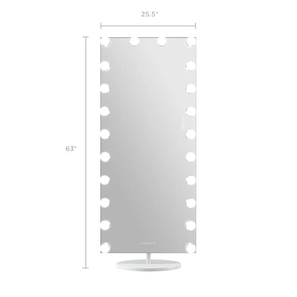 Hollywood Vanity Mirror - Full Length Vanity Mirror with Swivel 180º Rotation Stand