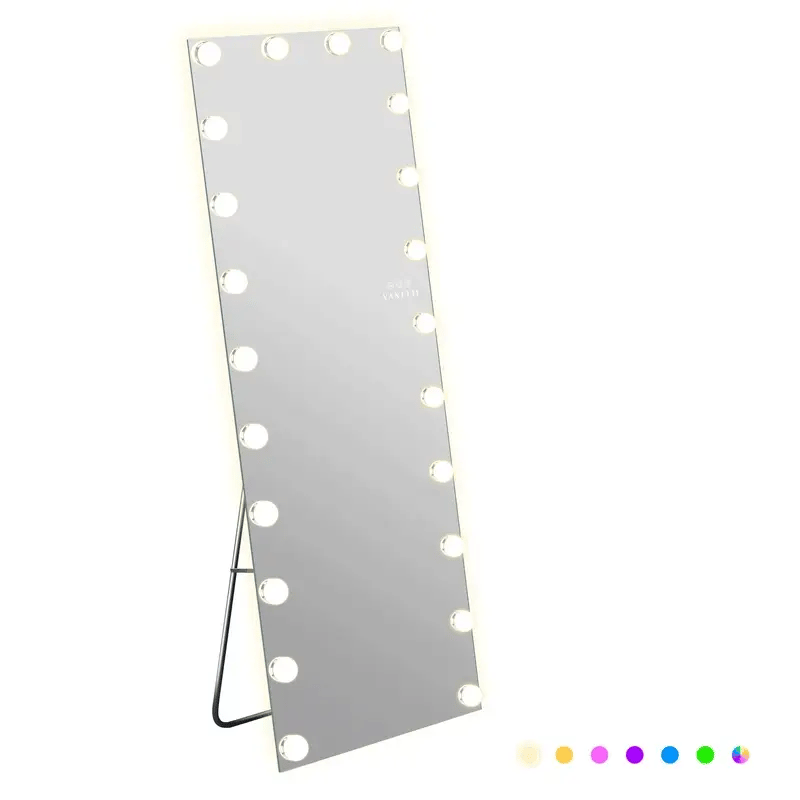 Hollywood Vanity Mirror - Full Length Vanity Mirror with RGB 62"Tall