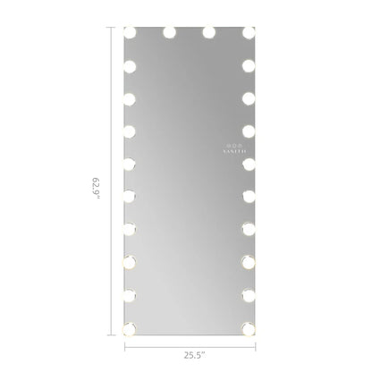 Hollywood Vanity Mirror - Full Length Vanity Mirror with RGB 62"Tall