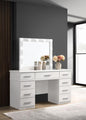 Vanity Table Lighted Mirror Glossy White