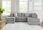 Sectional with  Right Chaise