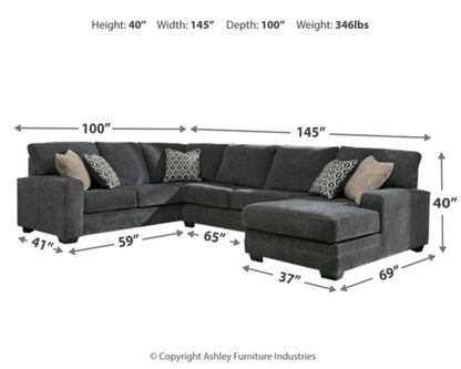Sectional with Right Chaise