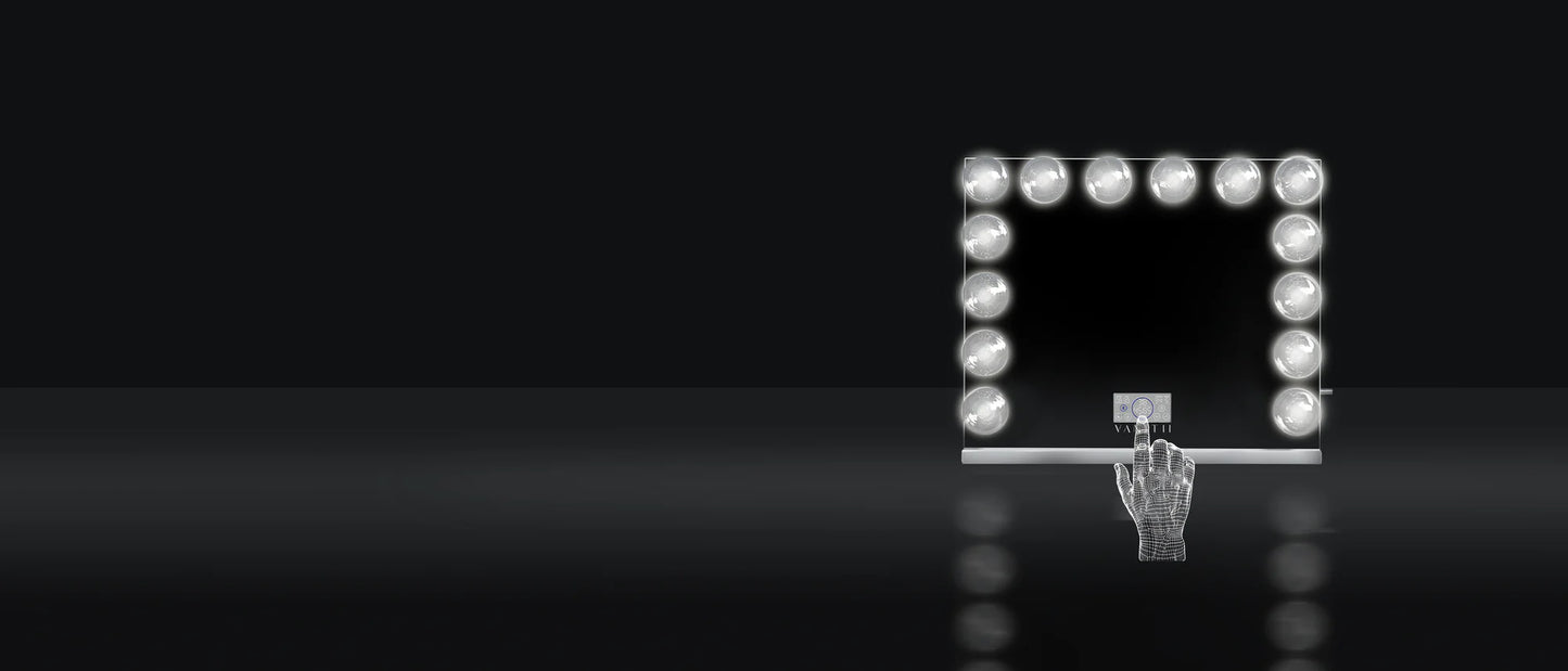 Marilyn Vanity Mirror Pro Max- Blueetooth with 15 Bulbs 39"