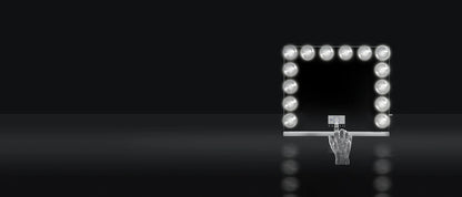 Marilyn Vanity Mirror Pro Max- Blueetooth with 15 Bulbs 39"