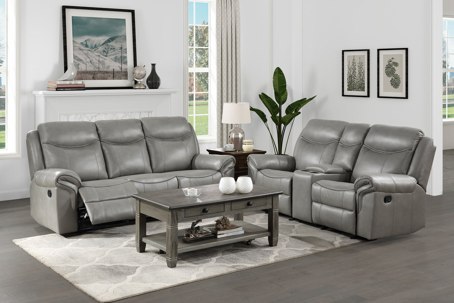 2Pc Reclining Sofas