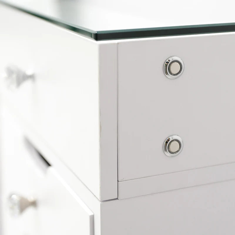 Vanity Desk - 8 Storage Drawers