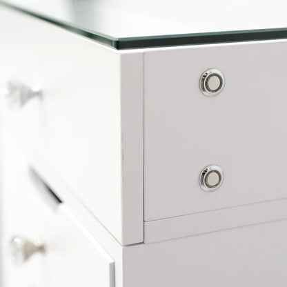 Vanity Desk - 8 Storage Drawers