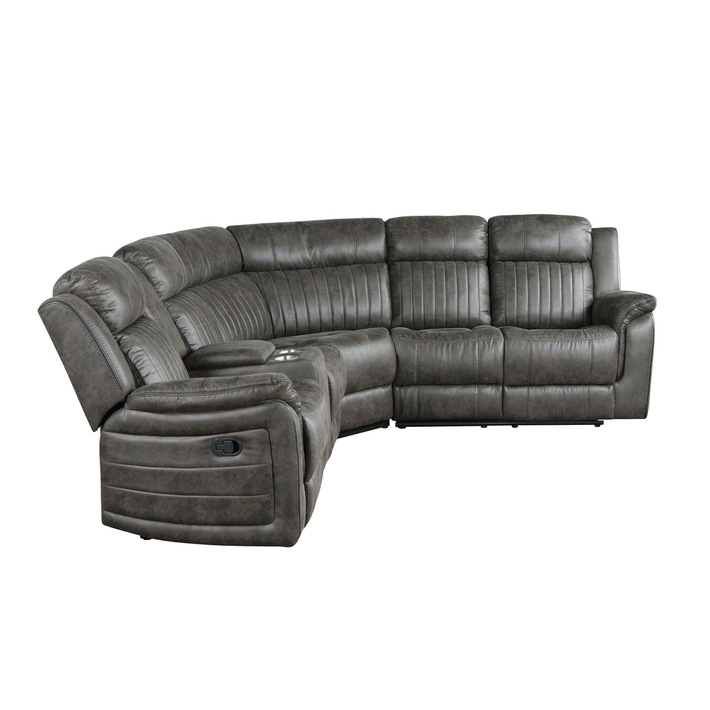 Reclining Sectional with Left Console