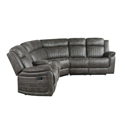 Reclining Sectional with Left Console