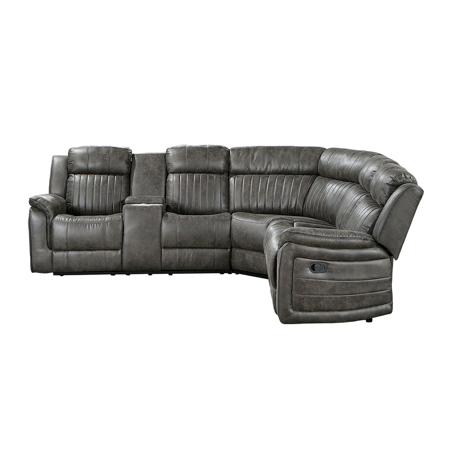 Reclining Sectional with Left Console