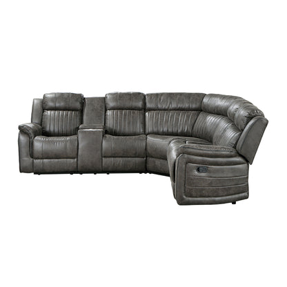 Reclining Sectional with Left Console