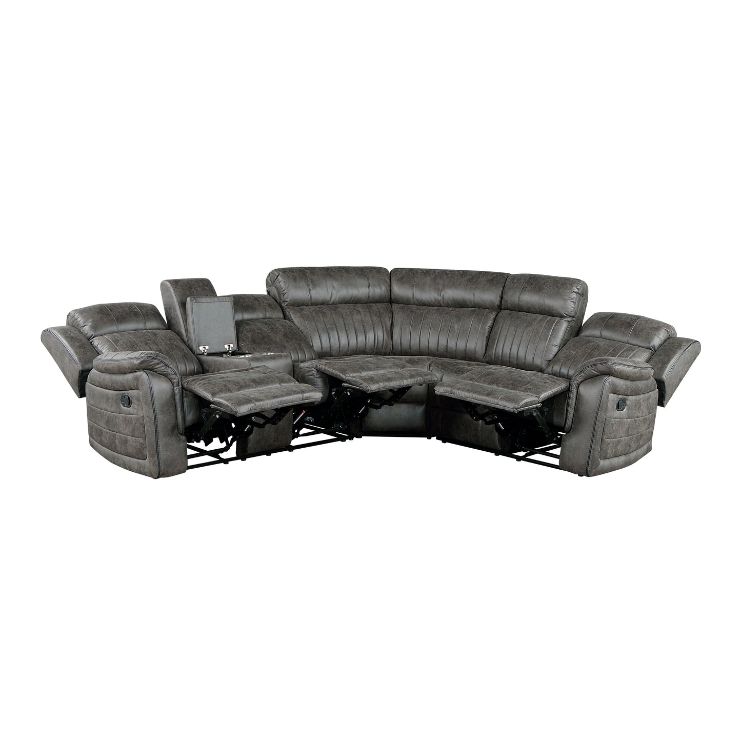 Reclining Sectional with Left Console