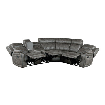 Reclining Sectional with Left Console