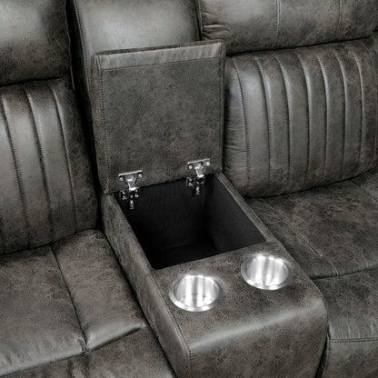 Reclining Sectional with Left Console