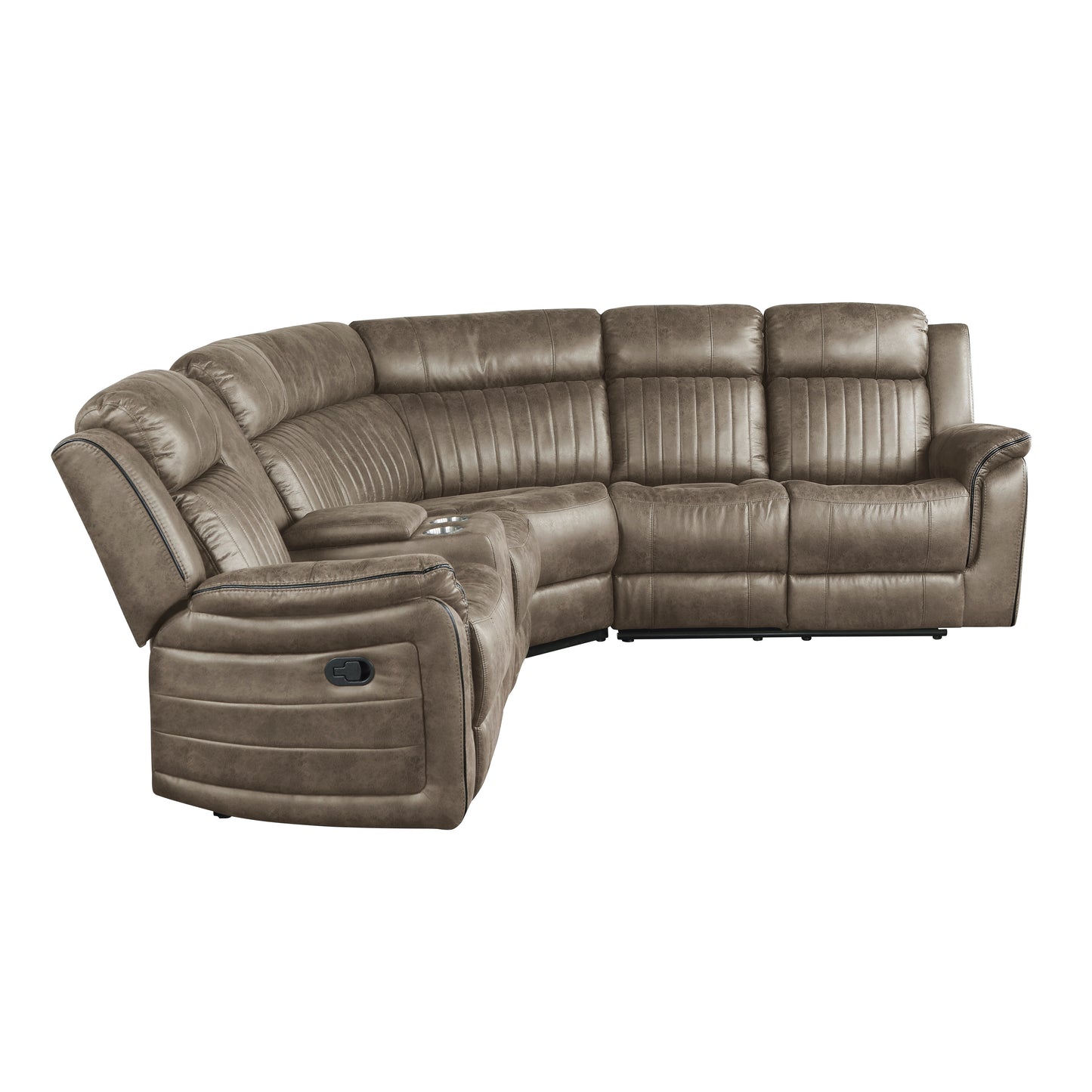 Reclining Sectional with Left Console