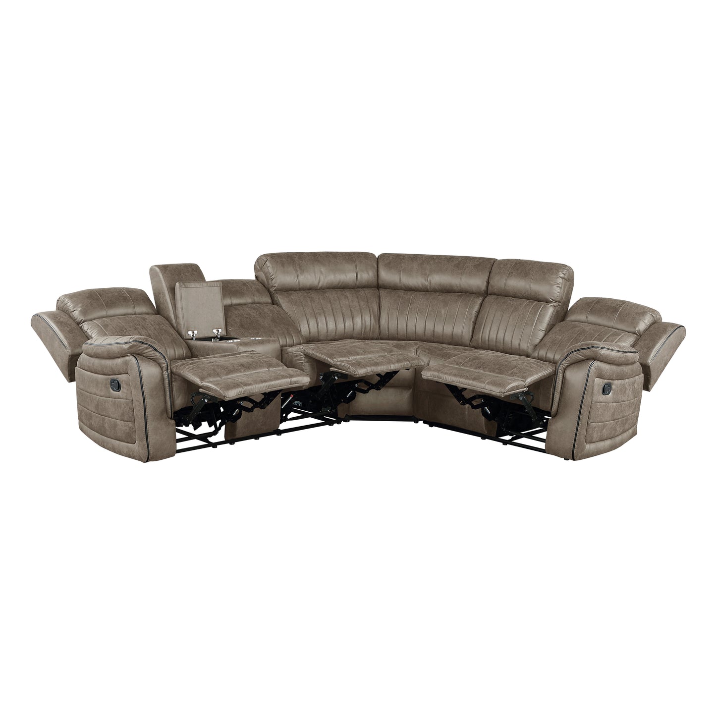Reclining Sectional with Left Console