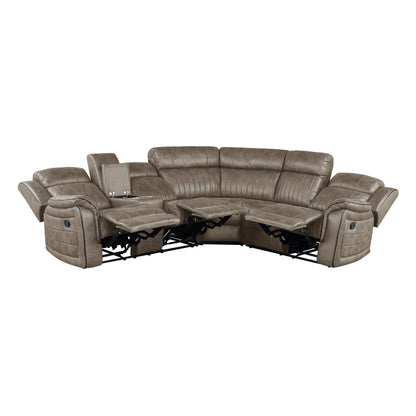 Reclining Sectional with Left Console