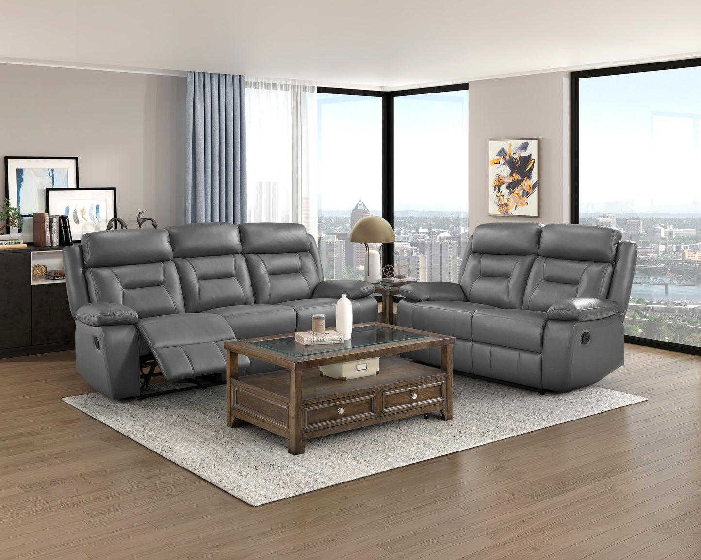 2Pc Reclining Sofas