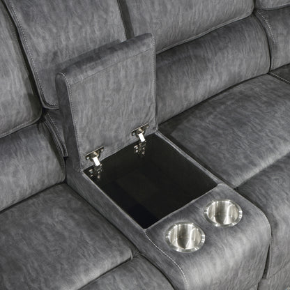 Reclining Sectional with Left Console
