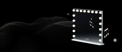 Mary Hollywood Vanity Mirror Pro with Bluetooth XXXL - 18 Dimmable LED Bulbs