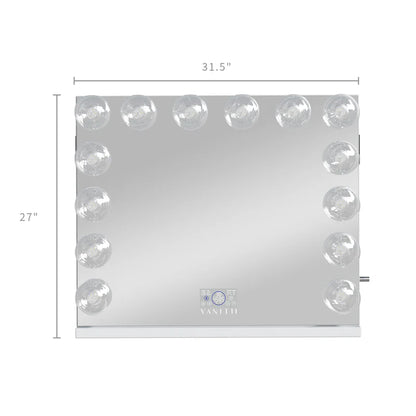 Marilyn Vanity Mirror Pro Max- Blueetooth with 14  Bulbs 31"